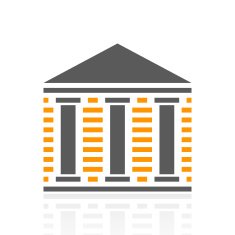 Bank icon on a white background - Pro Series N4