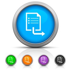 Document icon on round buttons - Gloss Series