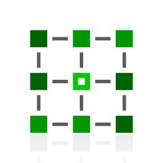 Flowchart icon on a white background - Fresh Series N5