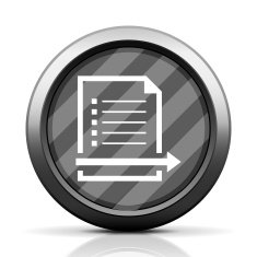 Document icon on a round button - Elite Series N3