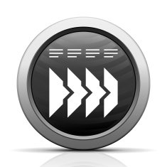 Flowchart icon on a round button - Elect Series N4