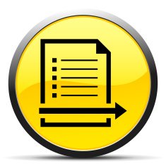 Document icon on a round button - Curve Series N3