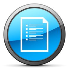 Document icon on a round button - Bright Series N2