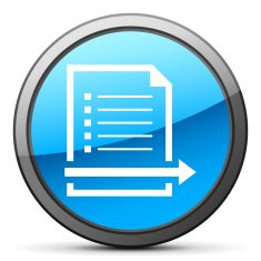 Document icon on a round button - Bright Series N3