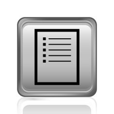 Document icon on a square button - Steel Series N4