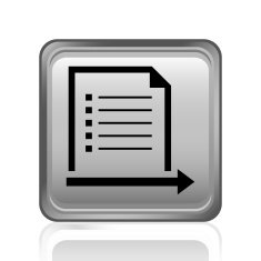 Document icon on a square button - Steel Series N5