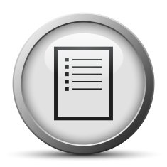 Document icon on a silver button - Silver Series N4