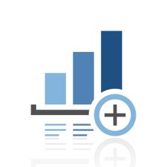 Bar Graph icon on a white background - Royal Series N13
