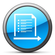 Document icon on a round button - Bright Series N6