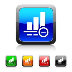 Bar Graph icon on color buttons - Style Series N16