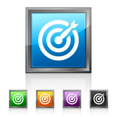 Target icon on square buttons - Squared Series N6