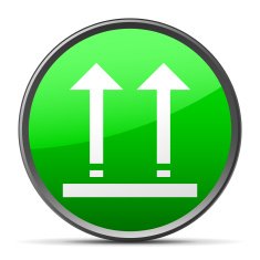 Logistics icon on a round button - Slender Series N7