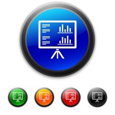 Projection Screen icon on round buttons - Shined Series N4