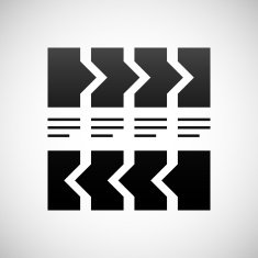 Flowchart icon on a white background - Shade Series N10