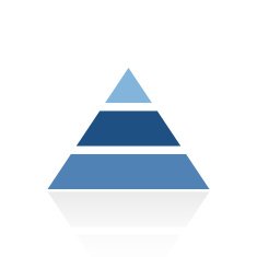 Pyramid icon on a white background - Royal Series N11