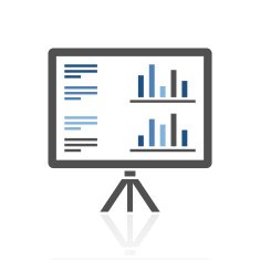 Projection Screen icon on a white background - Royal Series N4