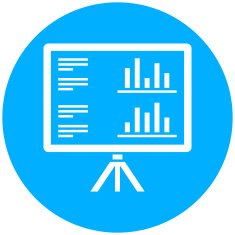 Projection Screen icon on a round button - Round Series N4