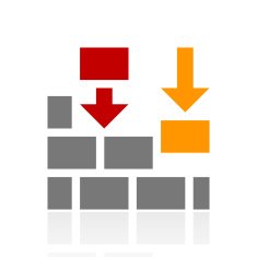 Wall icon on a white background - Pro Series