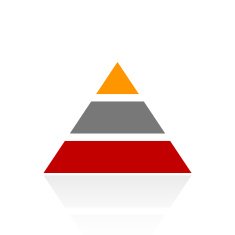 Pyramid icon on a white background - Pro Series N10