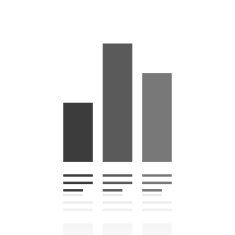 Bar Graph icon on a white background - Prime Series N18