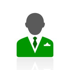 Businessman icon on a white background - Fresh Series N16