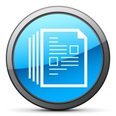 Document icon on a round button - Bright Series N8