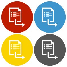 Document icon on circle buttons - Circle Series N6