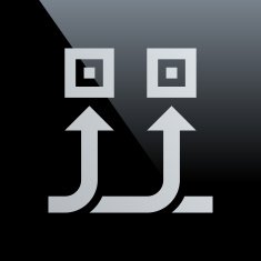 Conveyor icon on a black background - Core Series N2
