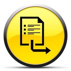 Document icon on a round button - Curve Series N7