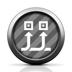 Conveyor icon on a round button - Elite Series N2