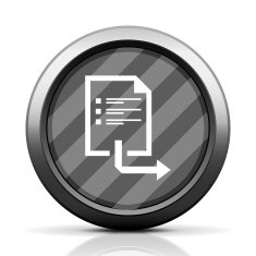 Document icon on a round button - Elite Series N7