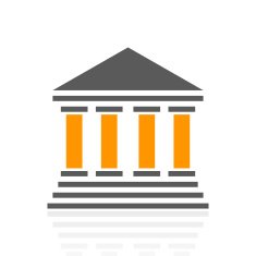 Bank icon on a white background - Pro Series N9