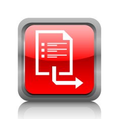Document icon on a square button - RubyRed Series N7