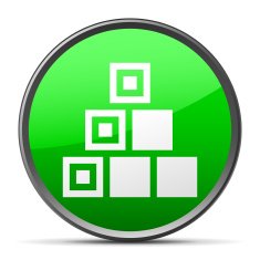 Logistics icon on a round button - Slender Series N9