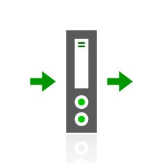 Network Server icon on a white background N2