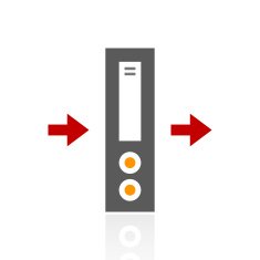 Network Server icon on a white background N4