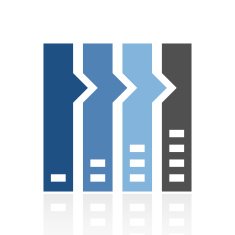 Flowchart icon on a white background N12