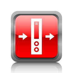 Network Server icon on a square button N2