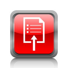 Document icon on a square button N3