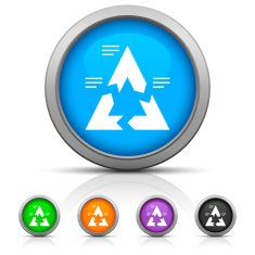 Chevron Chart icon on round buttons N2