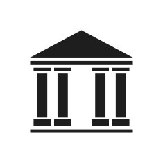 Bank icon on a white background N11