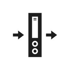 Network Server icon on a white background N7