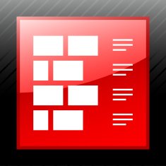 Wall icon on a square button N3