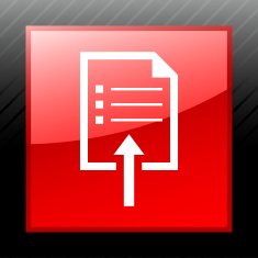 Document icon on a square button N5