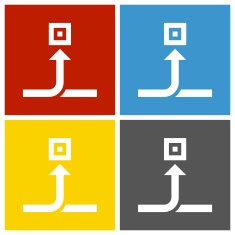 Conveyor icon on square buttons N2