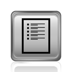 Document icon on a square button N6