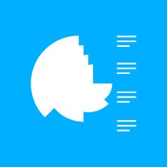 Coxcomb Chart icon on a blue background