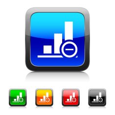 Bar Graph icon on color buttons N2