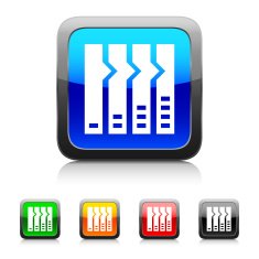 Flowchart icon on color buttons N2