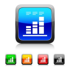 Bar Graph icon on color buttons N5
